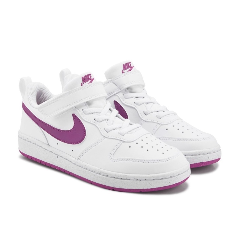 Nike Kids' Court Borough Recraft Low Top Sneaker Little Kid